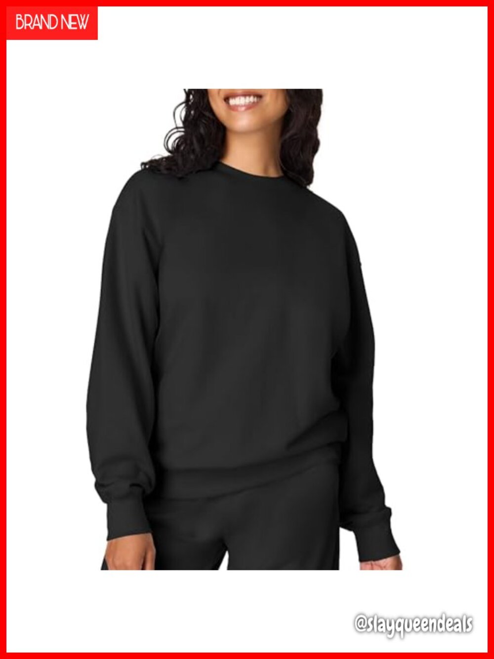 Women's Fleece Sweatshirt, Midweight, Floral Graphic, Relaxed Fit
